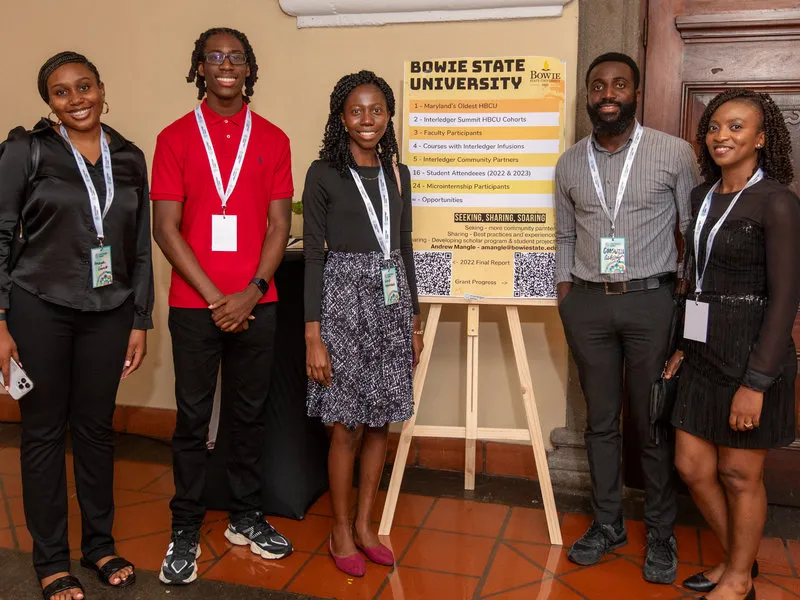 Students from Bowie State at the Interledger Summit