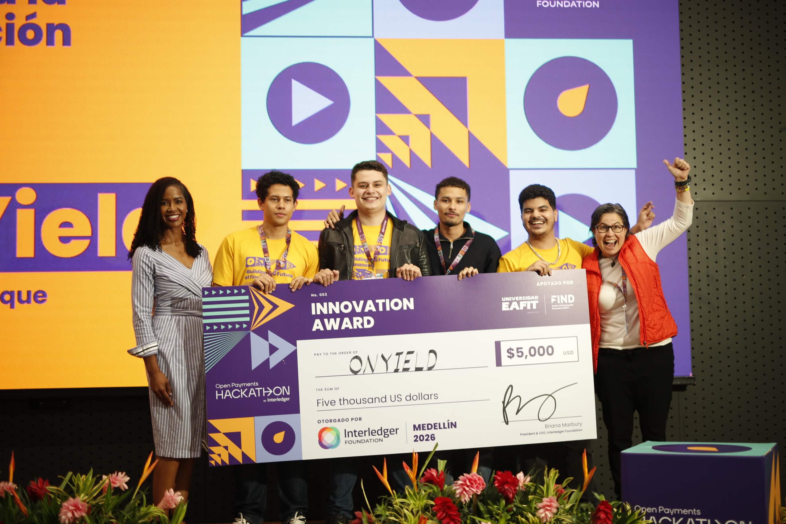 OnYield - winners of the Innovation award